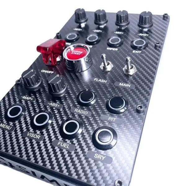 SIMDT Padbox Carbon Fiber Panel Button Box - Image 4