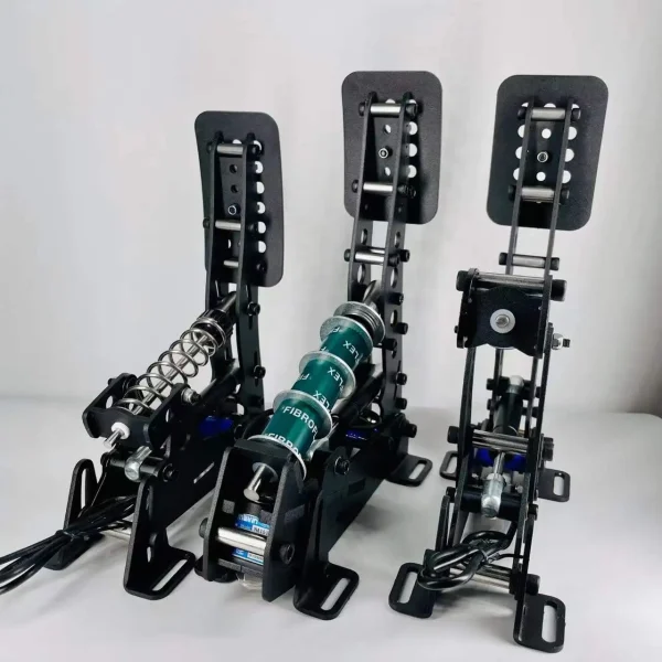 Black Hydraulic Pedals for PC Racing Game - Image 5