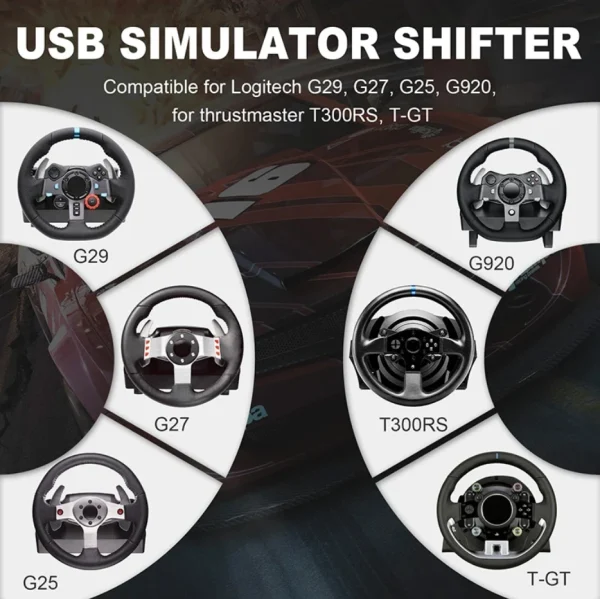 Simracing USB Shifter H Sequential Shifter - Image 5
