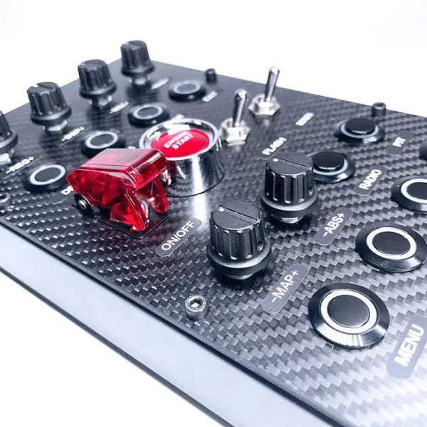 SIMDT Padbox Carbon Fiber Panel Button Box - Image 6